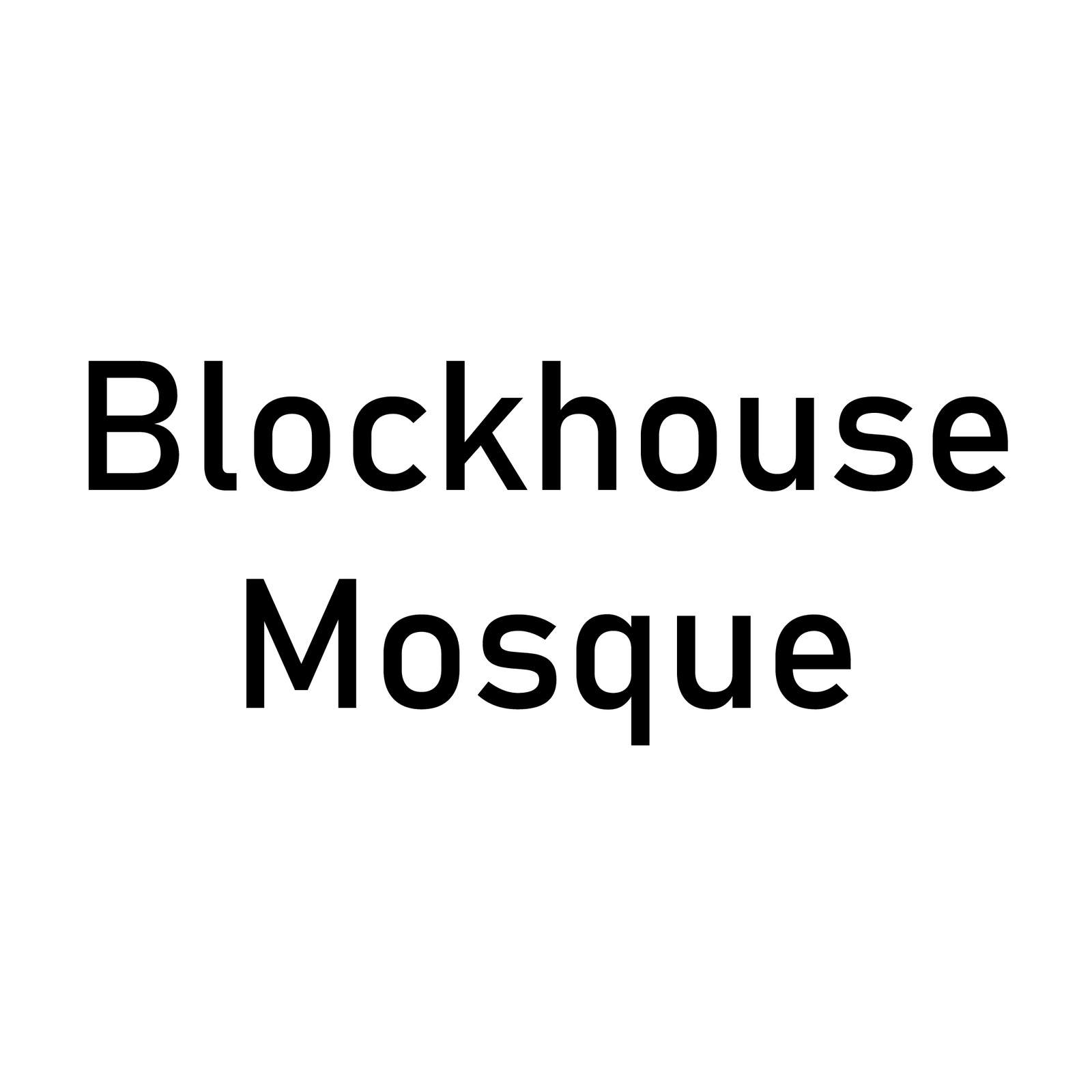 Blockhouse Mosque Logo